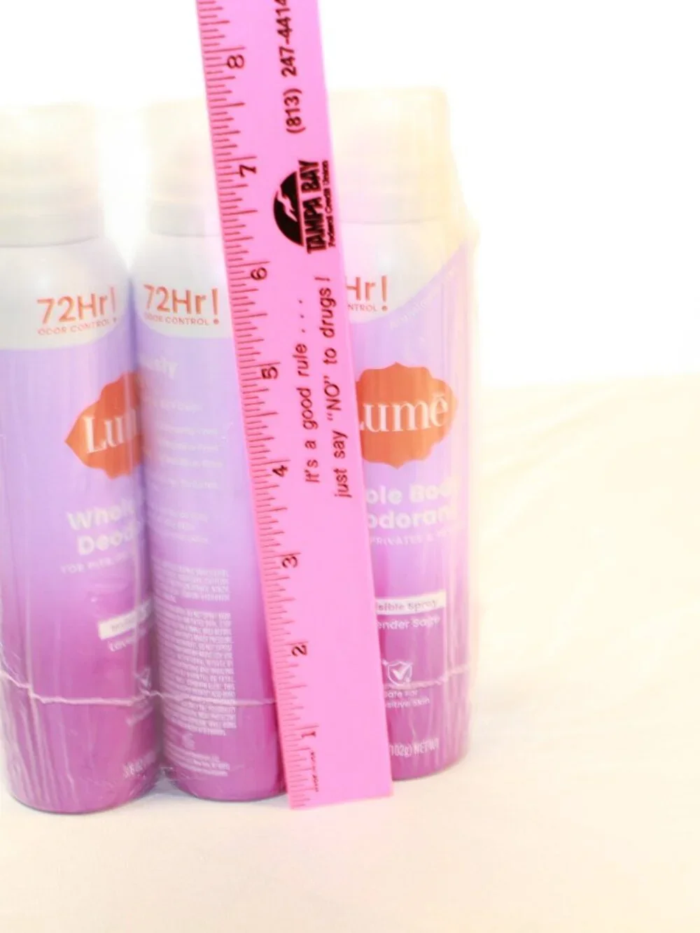 Lume 3-Pack 3.6oz Lavender Sage Whole Body Invisible Spray 72 Hour Deodorant